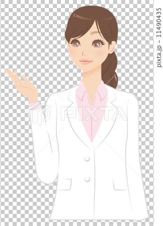 紹介する女性 11490435