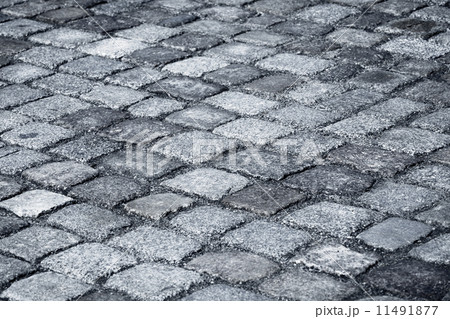 Stone road texture 11491877
