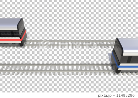 すれ違う電車 11493296