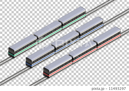 等距繪圖的火車 11493297