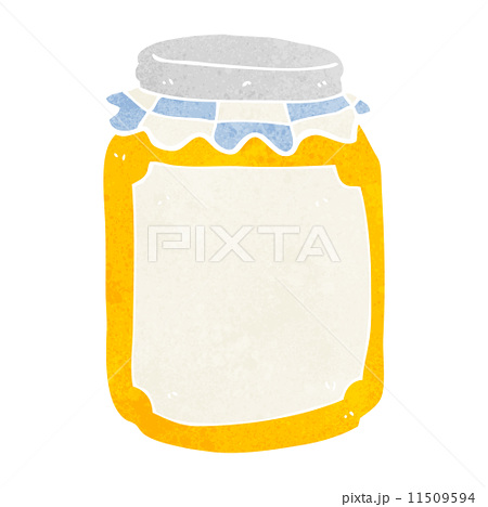 Cartoon Jar Of Honeyのイラスト素材