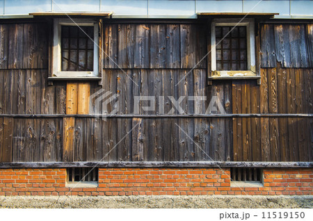 日本家屋 外壁の写真素材