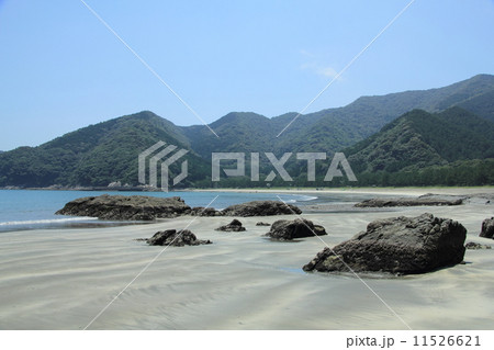 波当津海岸の写真素材