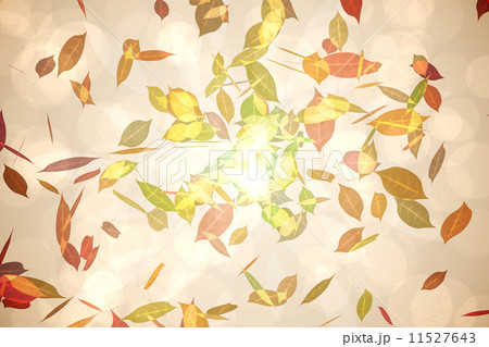 Autumnal leaf pattern in warm tones 11527643