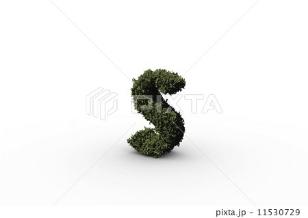 Letter s made of leaves 11530729