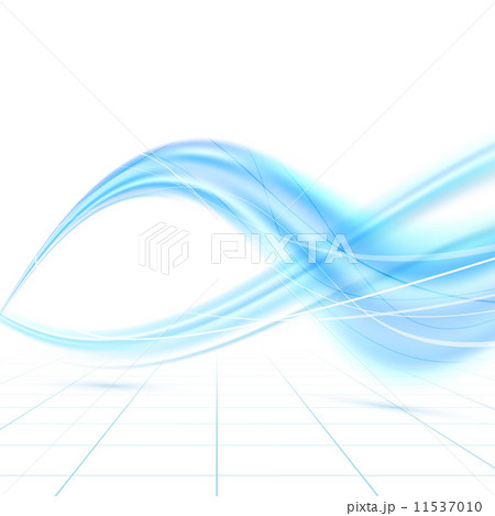 Bright blue abstract swoosh waves Bright blue abstract swoosh waves 11537010