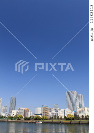 浜離宮恩賜庭園から眺める勝どきタワーマンション 11538118