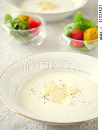 ビシソワーズとミニサラダ 11538325