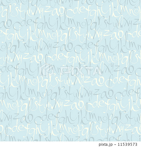 Seamless pattern with hand drawn letters 11539573