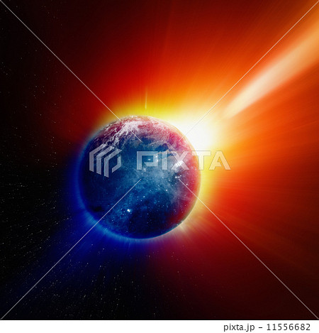 Planet Earth in space 11556682