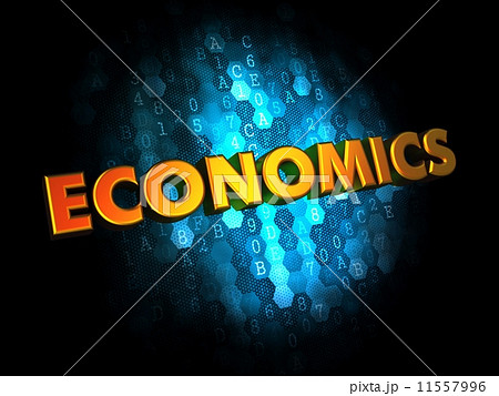 Economics Concept on Digital Background. 11557996