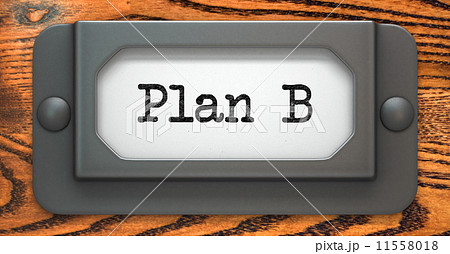 Plan B Concept on Label Holder. 11558018