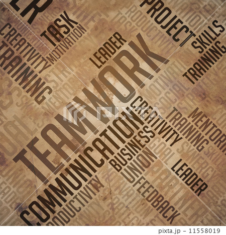 Teamwork - Grunge Word Cloud Concept. 11558019
