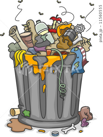 Overflowing Trashbin Overflowing Trashbin 11560555