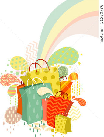 Abstract Shopping Bags Design 11560786