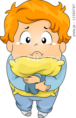 Kid Boy Crying in Pillow Kid Boy Crying in Pillow 11560787