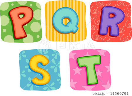 Quilt Alphabet Letter P Q R S T 11560791