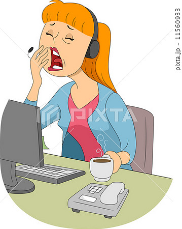 Yawning Girl Yawning Girl 11560933