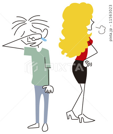 振られて泣く男 11563023
