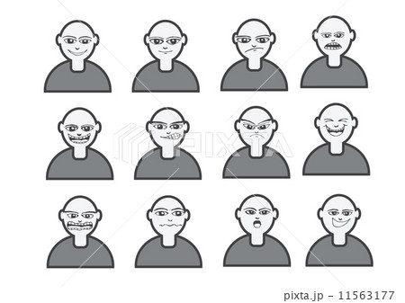 Cartoon faces Set drawing illustration Cartoon faces Set drawing illustration 11563177