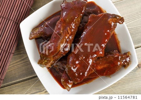 Char Siu - Chinese sticky pork spare ribs. Cantonese cuisine!  Char Siu - Chinese sticky pork spare ribs. Cantonese cuisine!  11564781