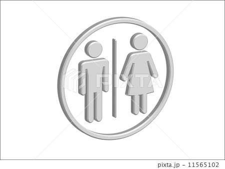 3D Pictogram Man Woman Sign icons, toilet sign or restroom icon 3D Pictogram Man Woman Sign icons, toilet sign or restroom icon 11565102