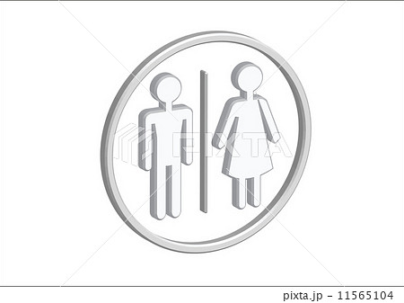 3D Pictogram Man Woman Sign icons, toilet sign or restroom icon 3D Pictogram Man Woman Sign icons, toilet sign or restroom icon 11565104
