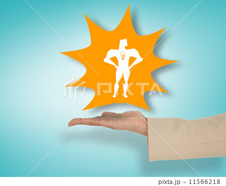 Composite image of cheerful jumping businessman with his suitcas Composite image of cheerful jumping businessman with his suitcas 11566218