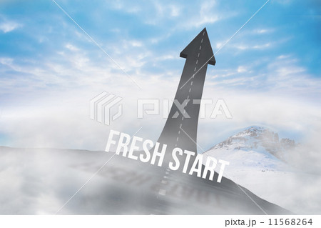 Advice against black paper strewn over notepad 11568264