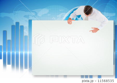 Risk against sticky notes strewn over notepad 11568535