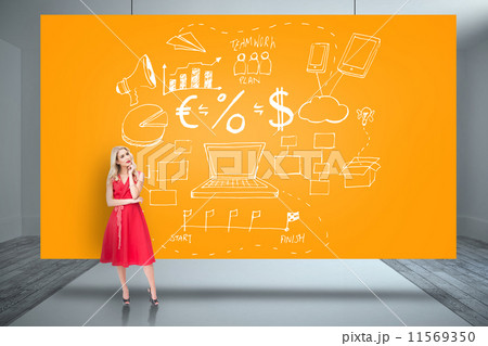 Composite image of thinking businessman Composite image of thinking businessman 11569350