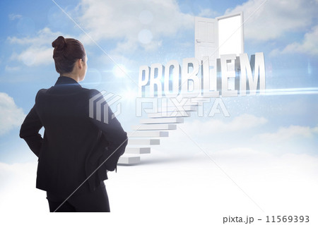 Composite image of business people standing Composite image of business people standing 11569393
