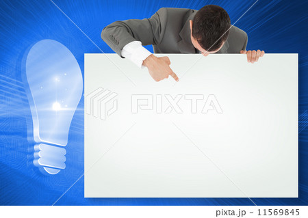 Composite image of mature businessman climbing career ladder Composite image of mature businessman climbing career ladder 11569845