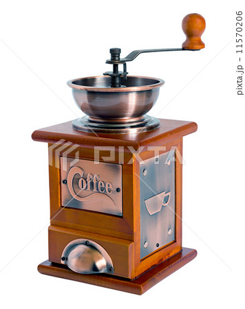 manual coffee grinder in a retro style 11570206