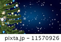 Christmas tree on blue background 11570926
