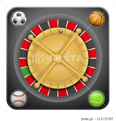 Symbol roulette casino for sports betting with balls. 11572797