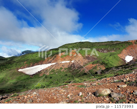 一切経山の登山道より 11573993