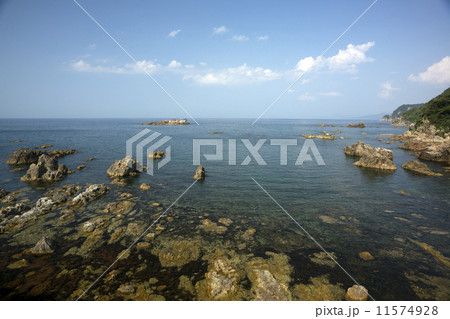 日本海 日和山海岸 夏景色 日本海 日和山海岸 夏景色 11574928