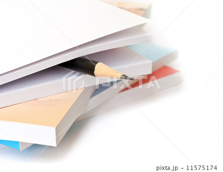 Black pencil and books. Black pencil and books. 11575174