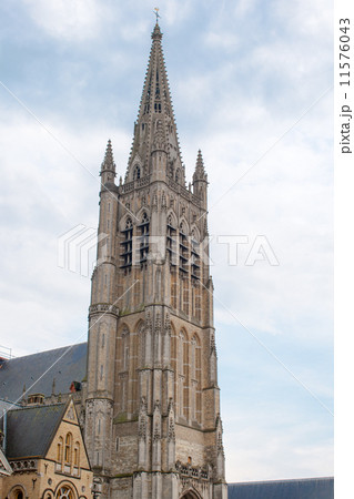 The Cathedral tower in Ypres flander Belgium 11576043