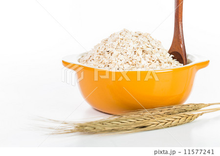 Oat flakes pile Oat flakes pile 11577241