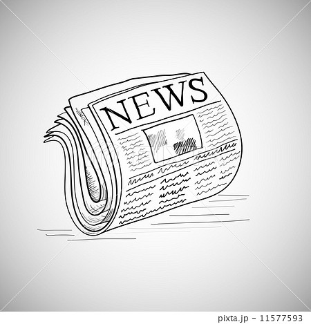 Doodle style newspaper illustration in vector format. Doodle style newspaper illustration in vector format. 11577593