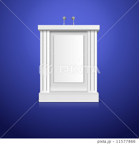White tribune with microphone vector illustration White tribune with microphone vector illustration 11577866