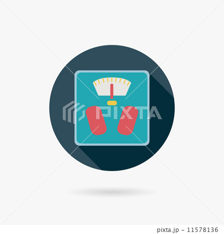 weight scale flat icon with long shadow weight scale flat icon with long shadow 11578136