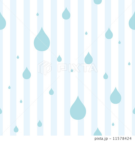シームレスパターン-雨 11578424