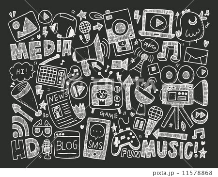 doodle media background 11578868