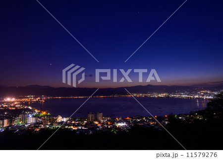 諏訪の夕景 諏訪の夕景 11579276