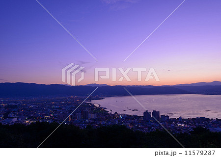 諏訪の夕景 諏訪の夕景 11579287