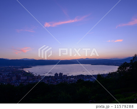 諏訪の夕景 諏訪の夕景 11579288
