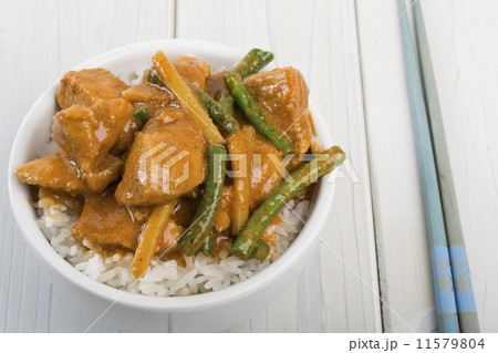 Kaeng Phet Gai- Thai Red Chicken Curry & Jasmine Rice  11579804